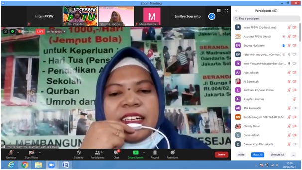 Irma Yanuarvi (Manajer Koperasi, Koperasi Prima, Gandaria Selatan Jakarta Selatan)